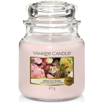 Afbeelding van Yankee candle fresh cut roses medium jar
