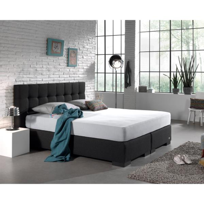 Afbeelding van DreamHouse Bedding Dubbel jersey hoeslaken wit 140 x 200/220