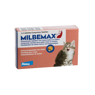 Afbeelding van Milbemax kleine kat / kitten 20 tabletten