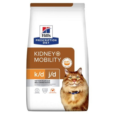 Afbeelding van Hill&#039;s Prescription Diet K/D + Mobility Kidney Joint Care Zak Kip Kattenvoer 3 kg