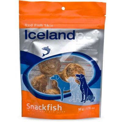 Afbeelding van Iceland Pet Dried Red Fish Skin (Roodbaars) 50 gram