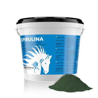 Afbeelding van Spirulina paard 1000 gram Paarden Supplementen