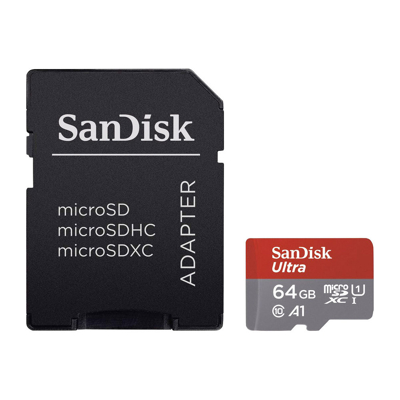 Afbeelding van SanDisk 64GB MicroSD Geheugenkaart UHS I U3