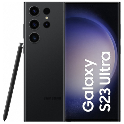Afbeelding van Samsung Galaxy S23 Ultra 256GB S918 Zwart EU mobiele telefoon