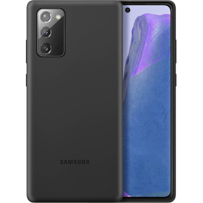 Afbeelding van Samsung Galaxy Note20 Silicone Cover EF PN980 Zwart