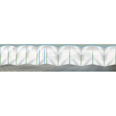 Afbeelding van Curtain Wall Stofvrij Afschermen Master Kit 14.4 Meter Stofwand