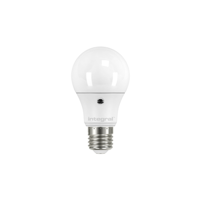 Afbeelding van E27 Standaard Schemersensor LED Lamp Extra Warm Wit (2700K) 5 Watt, vervangt 40W Halogeen Integral