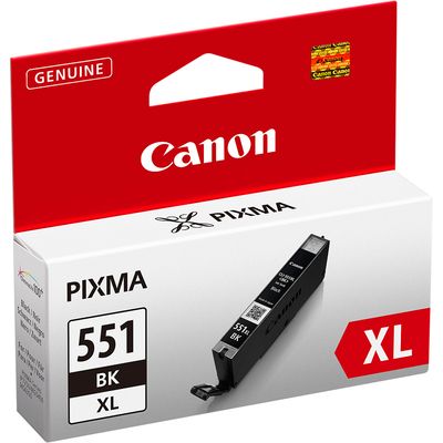 Afbeelding van Canon CLI 551BK XL Inktcartridge Zwart Hoge capaciteit