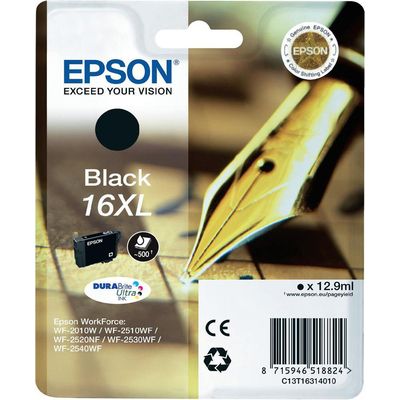 Afbeelding van Epson 16XL (C13T16314012) Inktcartridge Zwart Hoge capaciteit