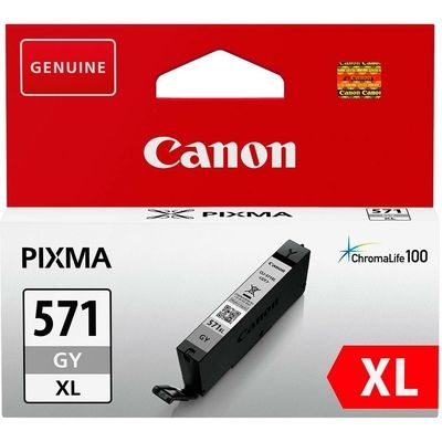 Afbeelding van Canon CLI 571GY XL Inktcartridge Grijs Hoge capaciteit