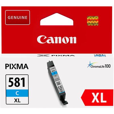 Afbeelding van Canon CLI 581XL C Inktcartridge Cyaan Hoge capaciteit