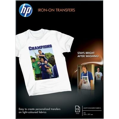 Afbeelding van T shirt transfer HP C6050A A4 170Gr 12vel