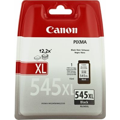 Afbeelding van Canon PG 545XL Inktcartridge Zwart Hoge capaciteit