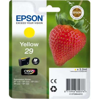 Afbeelding van Epson 29 Yellow Cartridge