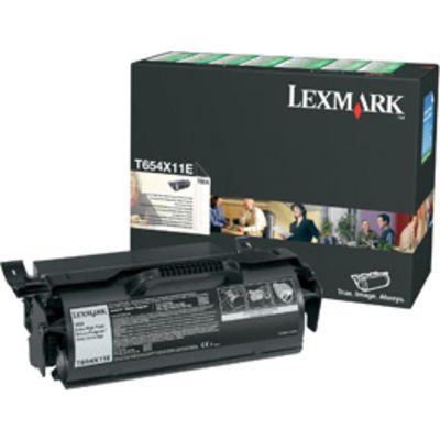 Afbeelding van Lexmark T654X11E Toner Zwart Extra hoge capaciteit