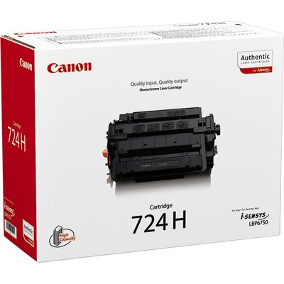 Afbeelding van Canon 724H Toner Zwart Hoge capaciteit