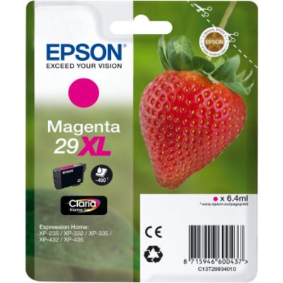 Afbeelding van Epson 29XL (C13T29934012) Inktcartridge Magenta Hoge capaciteit
