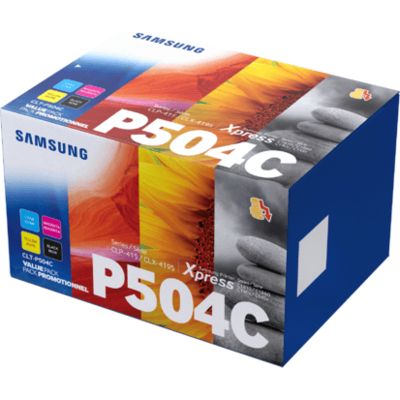 Afbeelding van Samsung CLT P504C (SU400A) Toner 4 kleuren Voordeelbundel
