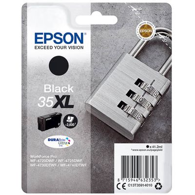 Afbeelding van Epson 35XL (C13T35914010) Inktcartridge Zwart Hoge capaciteit