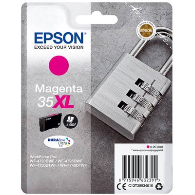 Afbeelding van Epson 35XL (T3593) Inktcartridge Magenta Hoge capaciteit