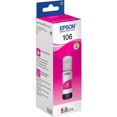 Afbeelding van Epson Inktfles 106 EcoTank Magenta voor ET 7700 en 7750