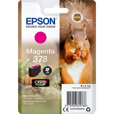 Afbeelding van Epson 378 (C13T37834010) Inktcartridge Magenta