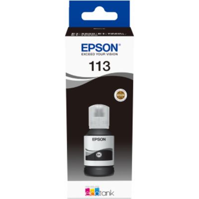 Afbeelding van Epson Inktfles 113 EcoTank Pigment Zwart voor o.a ET 5150