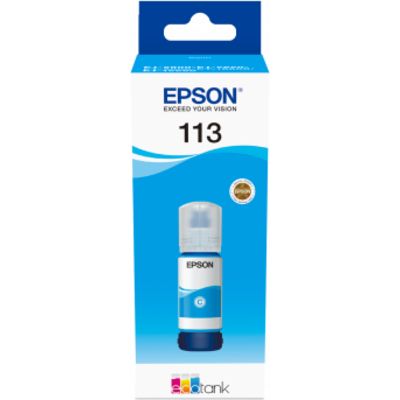 Afbeelding van Epson Inktfles 113 EcoTank Pigment Cyaan voor o.a ET 5150