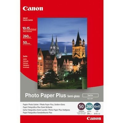 Afbeelding van Canon Fotopapier SG 201 Semi Gloss (mat) 10X15 50vel