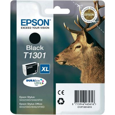 Afbeelding van Epson T1301 (C13T130140) Inktcartridge Zwart