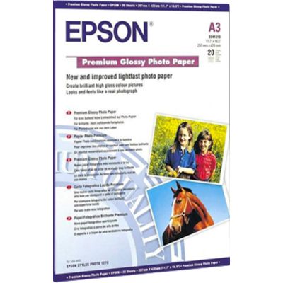Afbeelding van Epson premium glossy A3+ fotopapier 1 pak (20 vel)