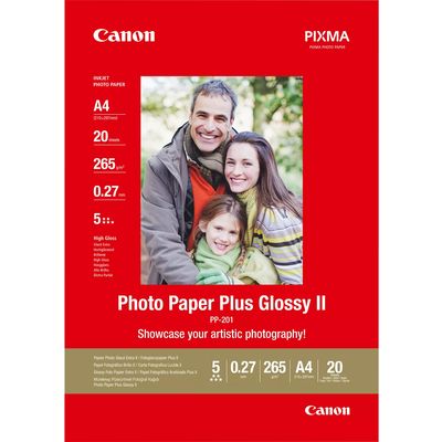 Afbeelding van Canon Papier PP 201 Plus A4 20 Sheets Gossy