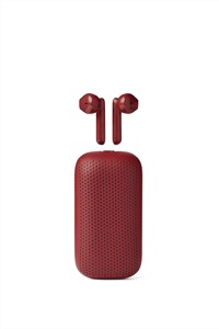 Afbeelding van Lexon Speakerbuds : Earbuds + 3w Bt Speaker Red
