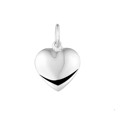 Afbeelding van Zilveren Hanger hart massief 1016516