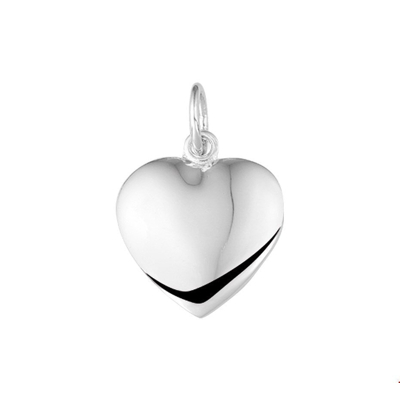 Afbeelding van Zilveren Hanger hart massief 1016517