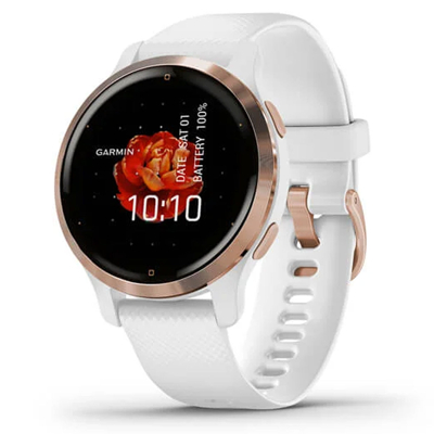 Afbeelding van Garmin Venu 2S 010 02429 13 Smartwatch Smart Watches horloge RosekleurWit