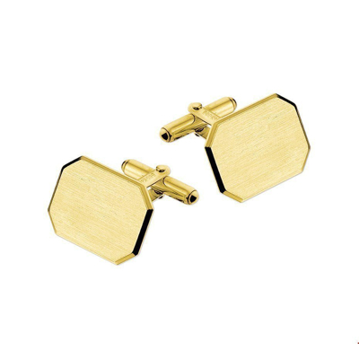 Afbeelding van Trendjuwelier huiscollectie 4009934 gouden manchetknopen rechthoekig