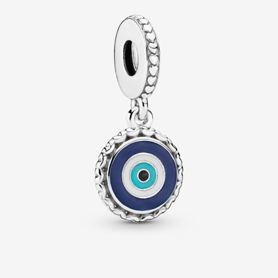 Afbeelding van Pandora 792018_E009 Evil Eye Hangende Bedel Bedels horloge Zilverkleur