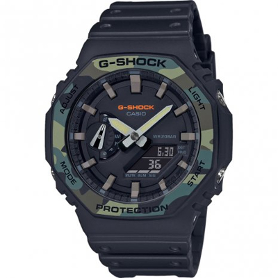 Afbeelding van Casio GA 2100SU 1AER Horloge G Shock Carbon 45 mm