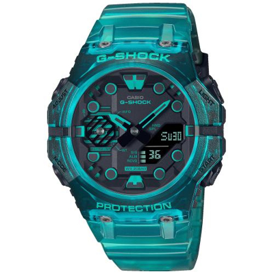 Afbeelding van Casio GA B001G 2AER G Shock Wrist Watch Digital horloge Groen