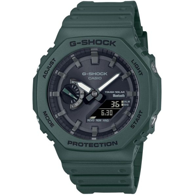 Afbeelding van Casio G Shock GA B2100 3AER Digitaal horloge Groen