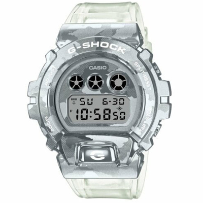 Afbeelding van Casio G Shock GM 6900SCM 1ER horloge Horloges TransparantZilverkleur
