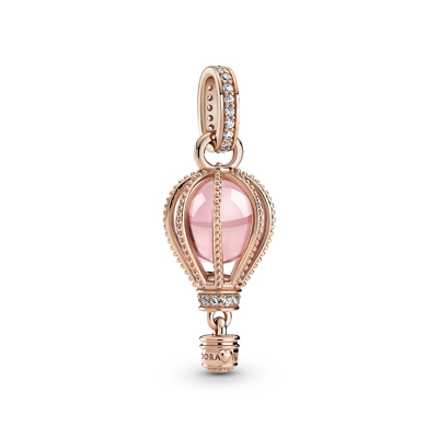 Afbeelding van Pandora 789434C01 Sprankelende Roze Luchtballon Hangende Bedel Bedels horloge Rosekleur