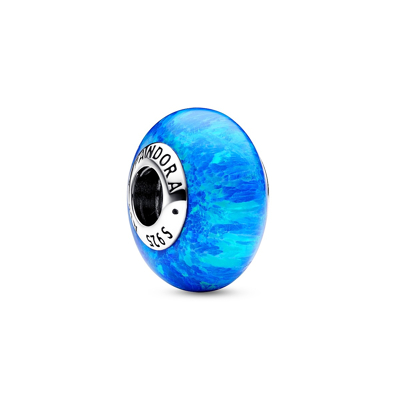 Afbeelding van Pandora 791691C02 Opalescent Oceaan Blauwe Bedel Bedels horloge Zilverkleur