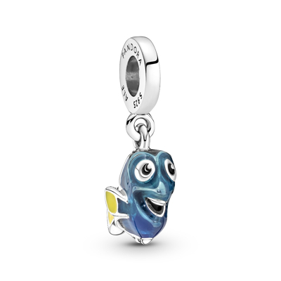 Afbeelding van Pandora 792025C01 Disney Pixar Dory Dangle Charm Hangende Bedel Bedels horloge MeerkleurigZilverkleur