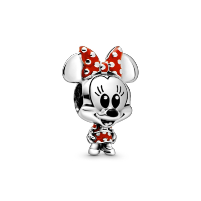 Afbeelding van Pandora 798880C02 Bedel zilver Disney Minnie Dotted Dress and Bow