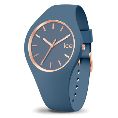 Afbeelding van Ice Watch IW020545 Glam Brushed Blue Horizon S horloge Quartz horloges BlauwWitZilverkleur