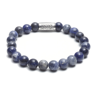 Afbeelding van Rebel and Rose Armband RR 80010 S Midnight Blue 8 mm