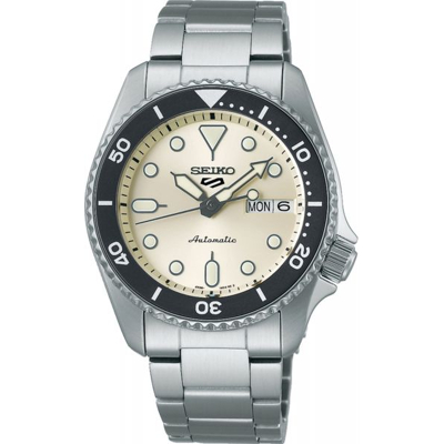Afbeelding van Seiko 5 SRPK31K1 Sports Automaat horloge Zilverkleur