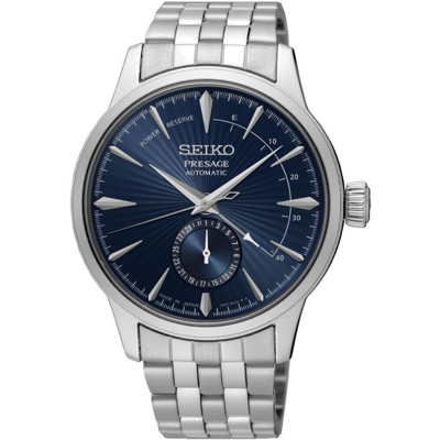 Afbeelding van Seiko SSA347J1 Horloge Presage Automaat staal zilverkleurig donkerblauw 40,5 mm